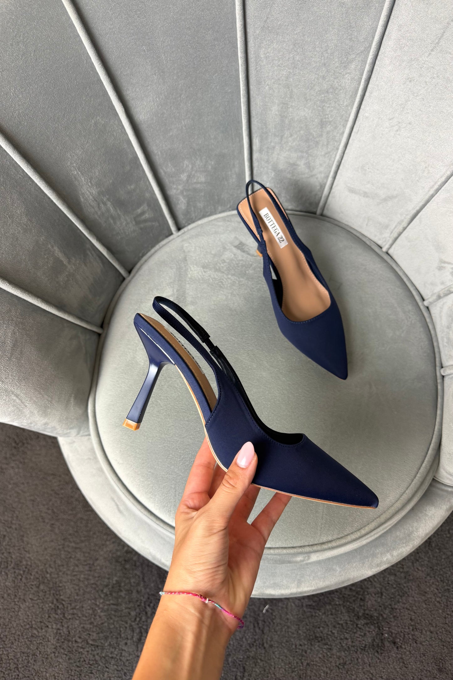 SLINGBACK BLU NAVY