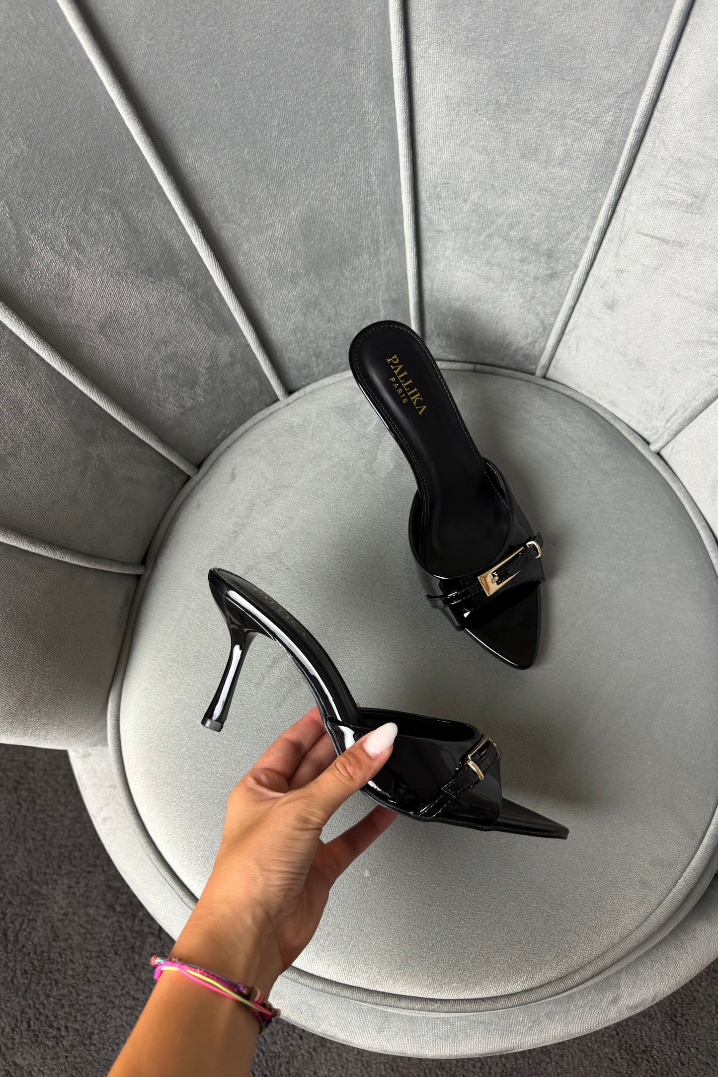 MULES CANDY BLACK