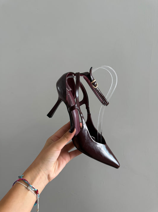 decolleté HEART prugna