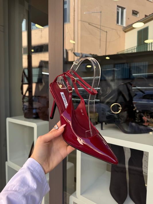 decolleté con cinturino BORDEAUX