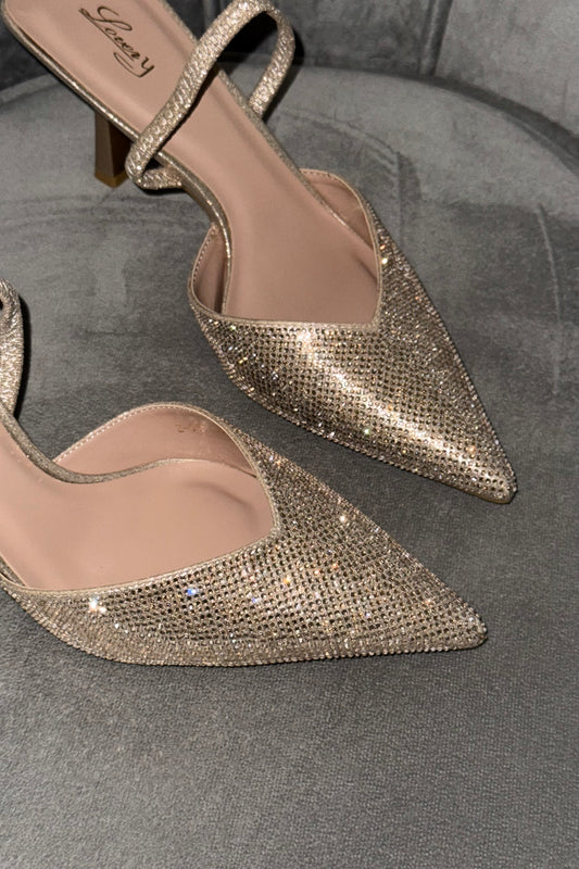 SLINGBACK SHINE ORO
