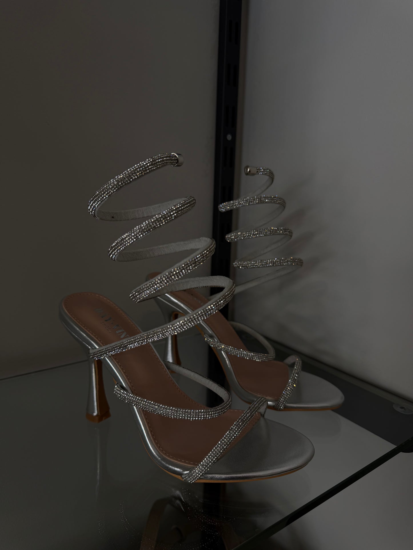 sandali SNAKE argento