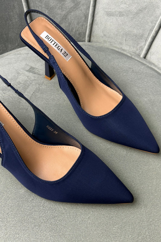 SLINGBACK BLU NAVY