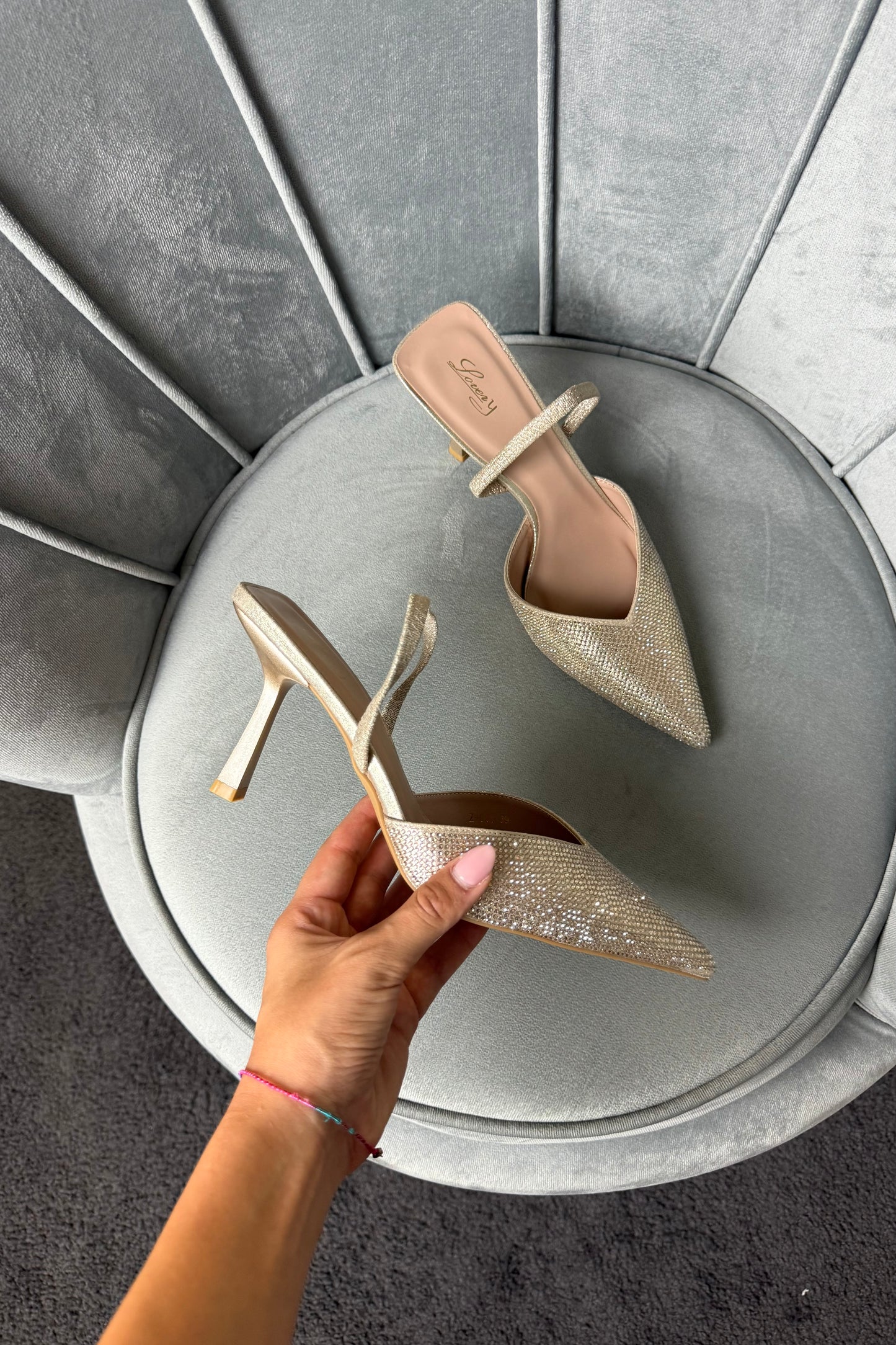 SLINGBACK SHINE ORO