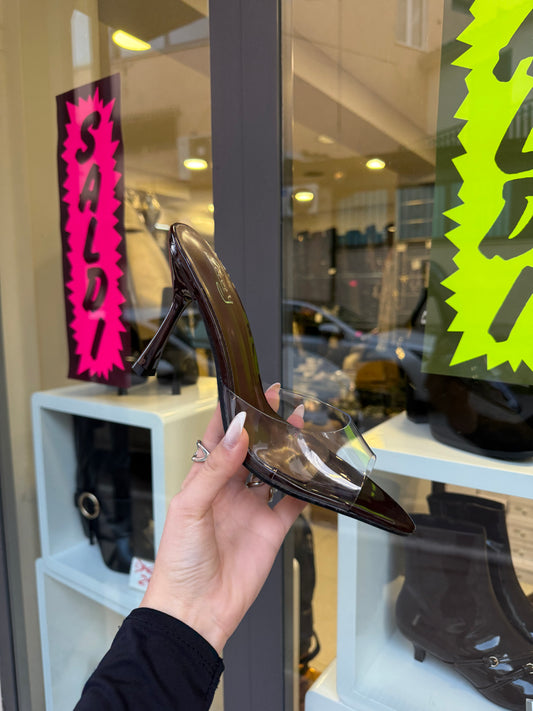 sandali CHOCO con fascia trasparente