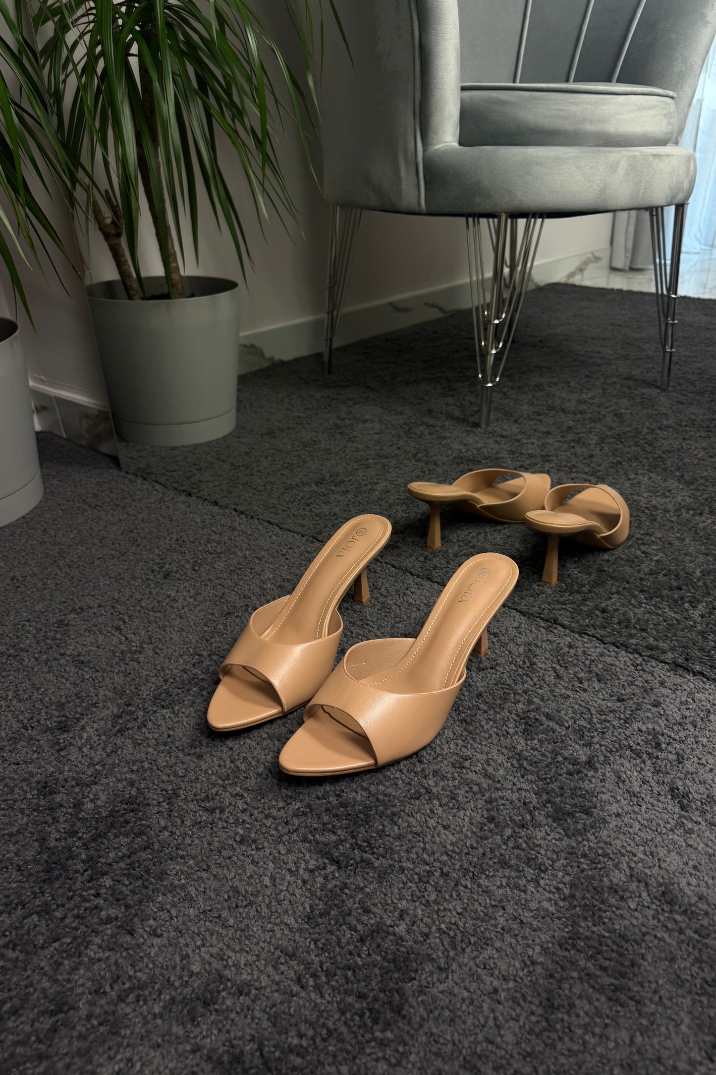 MULES NUDE IN ECOPELLE