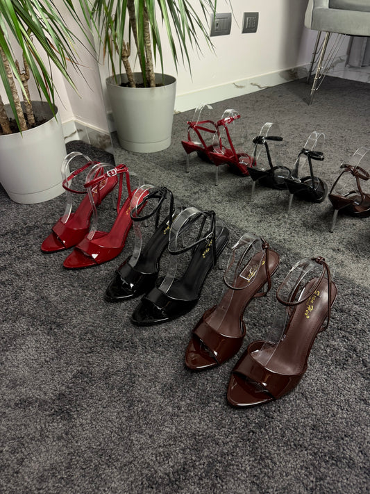 sandali con tacco SILVER