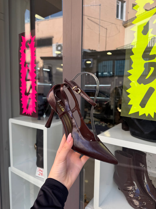 decolleté HEART marroni