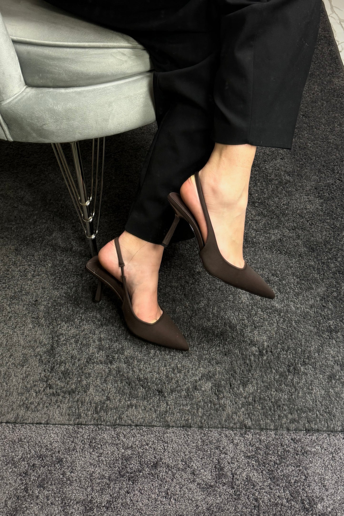 SLINGBACK CHOCOLATE