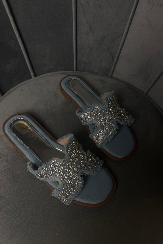 CIABATTE GIOIELLO JEANS CHIARO