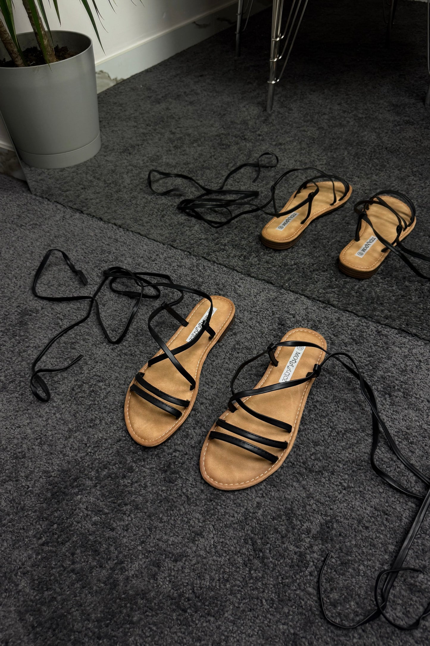 SANDALI ALLA SCHIAVA BLACK