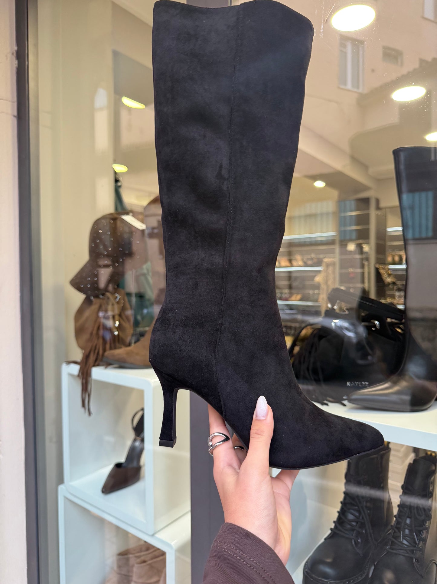 stivali in camoscio ILARY