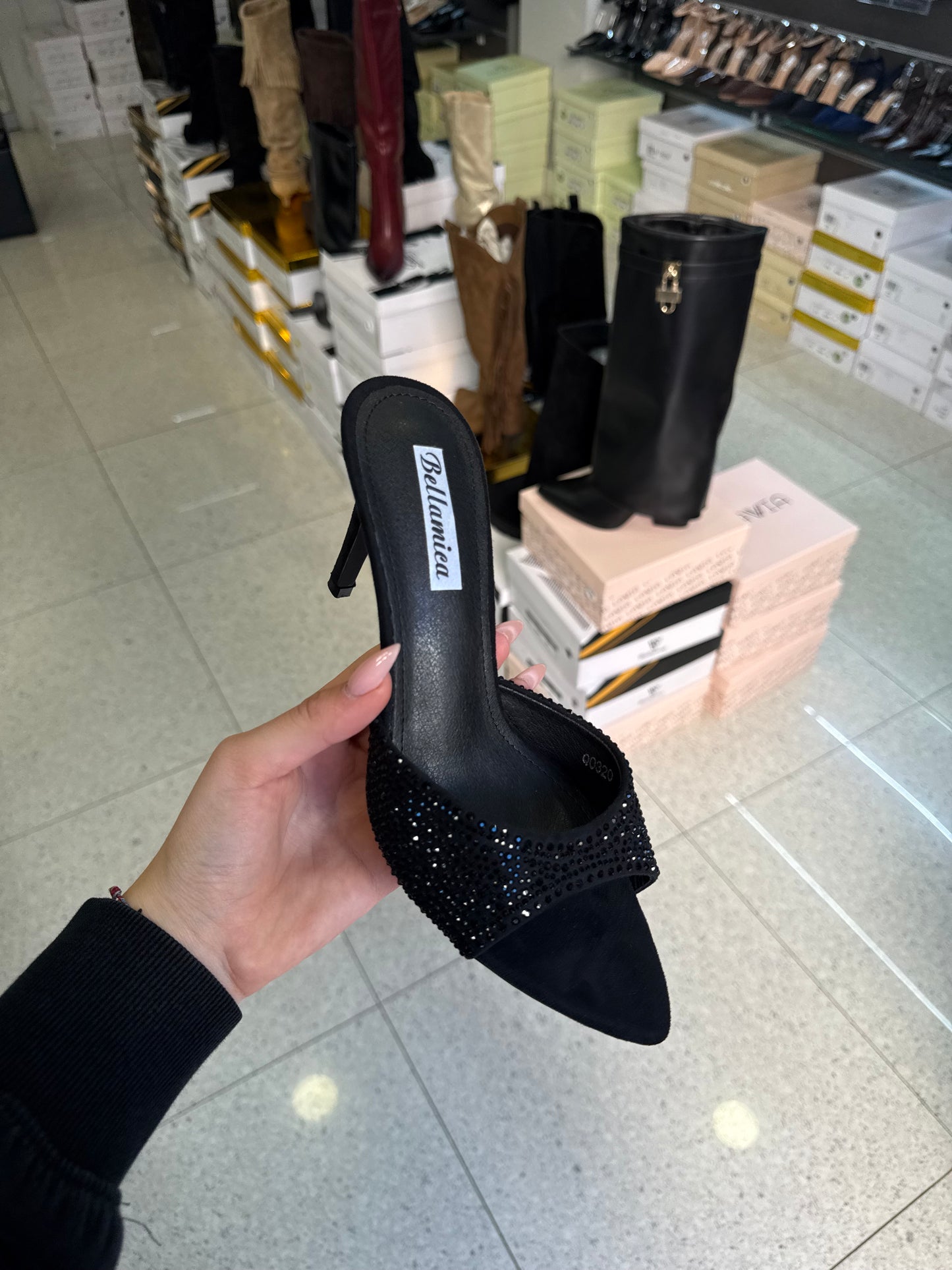 sandali PRINCESS neri