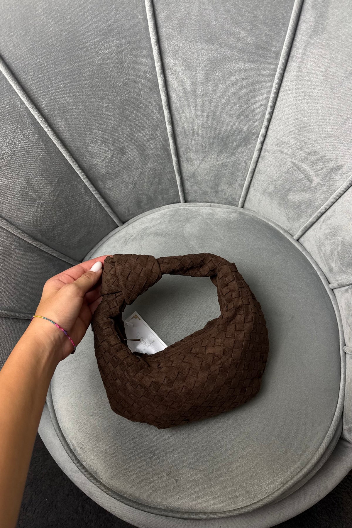 BORSA INTRECCIO CHOCO