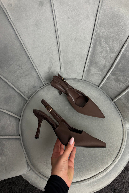 SLINGBACK CHANTAL CHOCO
