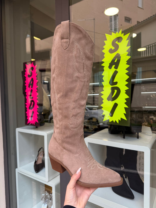 texani beige con cuciture