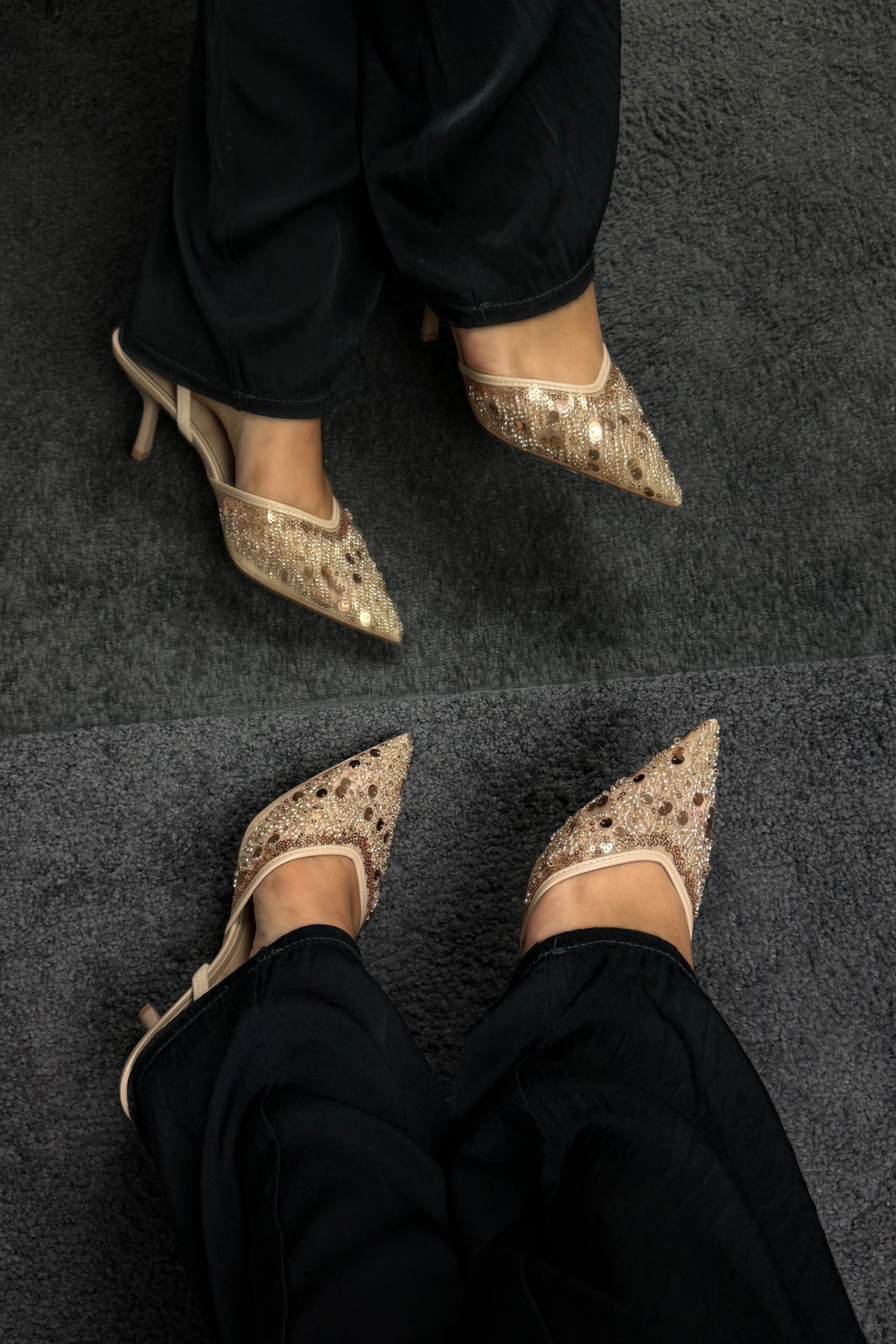 SLINGBACK CHAMPAGNE