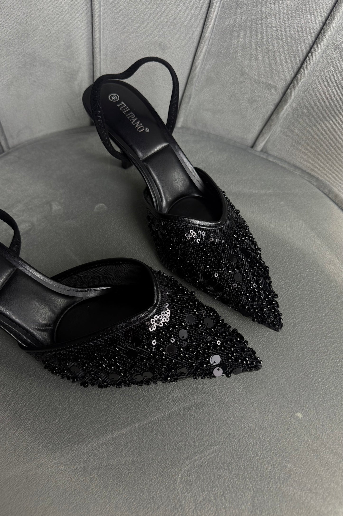 SLINGBACK PAILLETTES