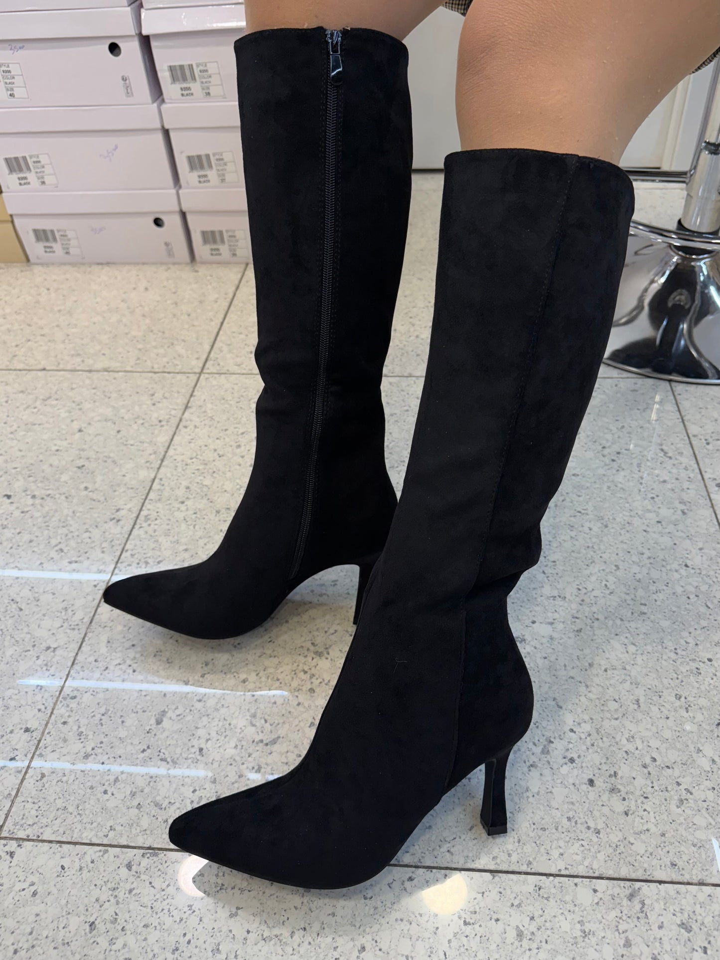 stivali in camoscio ILARY