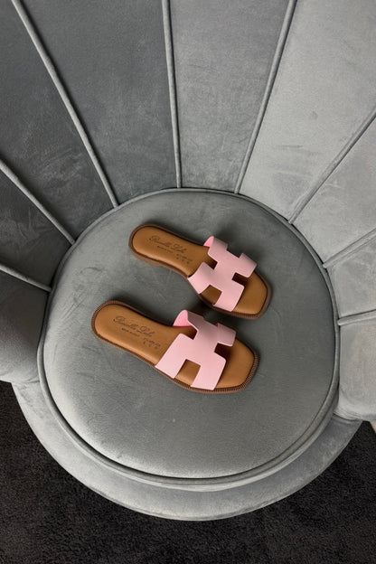 CIABATTE MODELLO HERM*S PINK