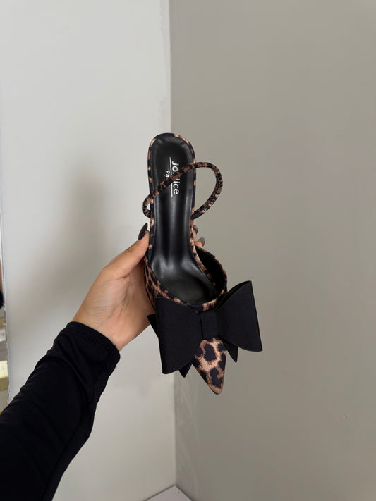 decolleté FLOCK leopard