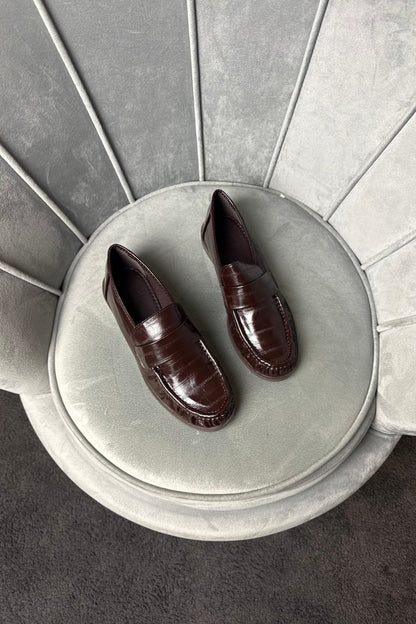 MOCASSINI LAURENT CHOCO