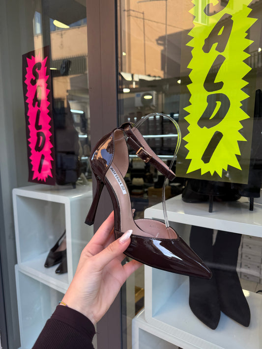 decolleté con cinturino DARK CHOCO