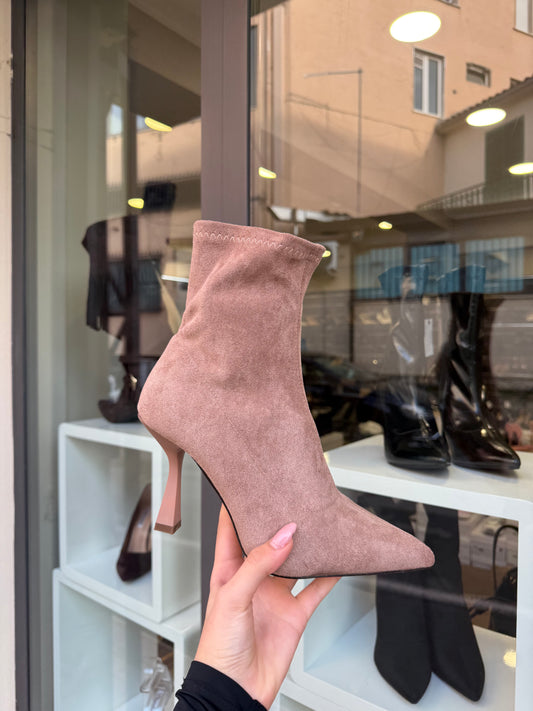 stivaletti SOCKS in camoscio