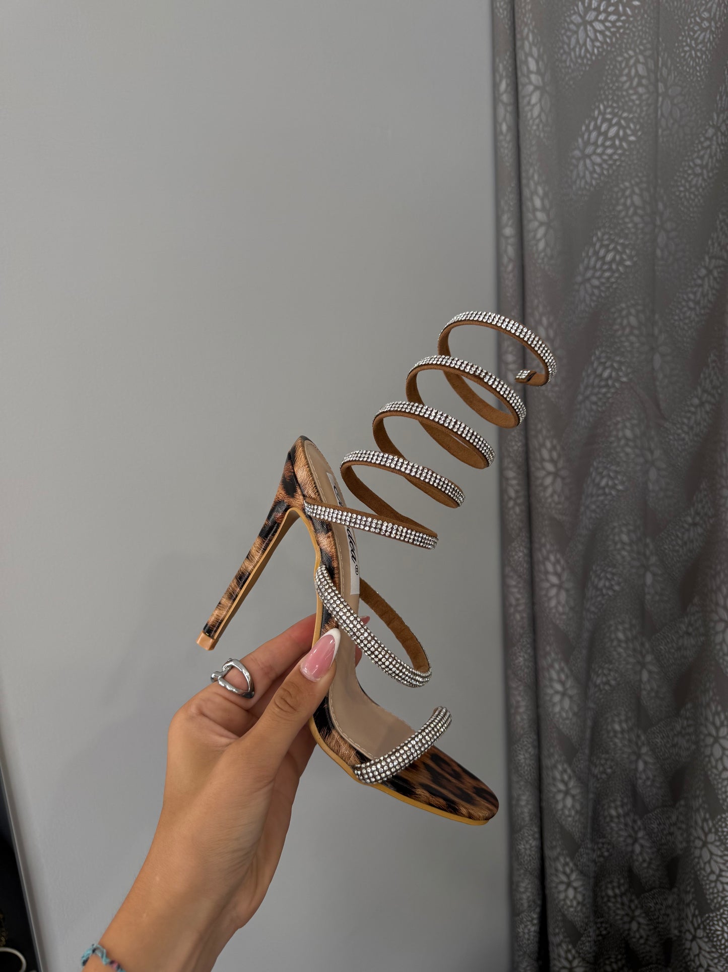 sandali SNAKE leopard