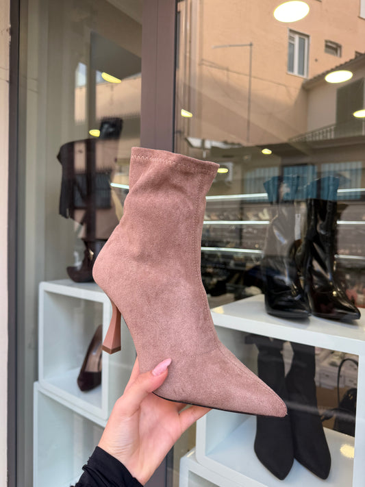 stivaletti SOCKS in camoscio