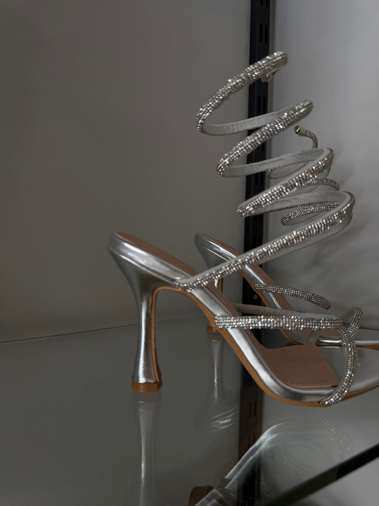 sandali SNAKE argento