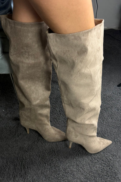 STIVALI MODELLO BALENC*AGA BEIGE