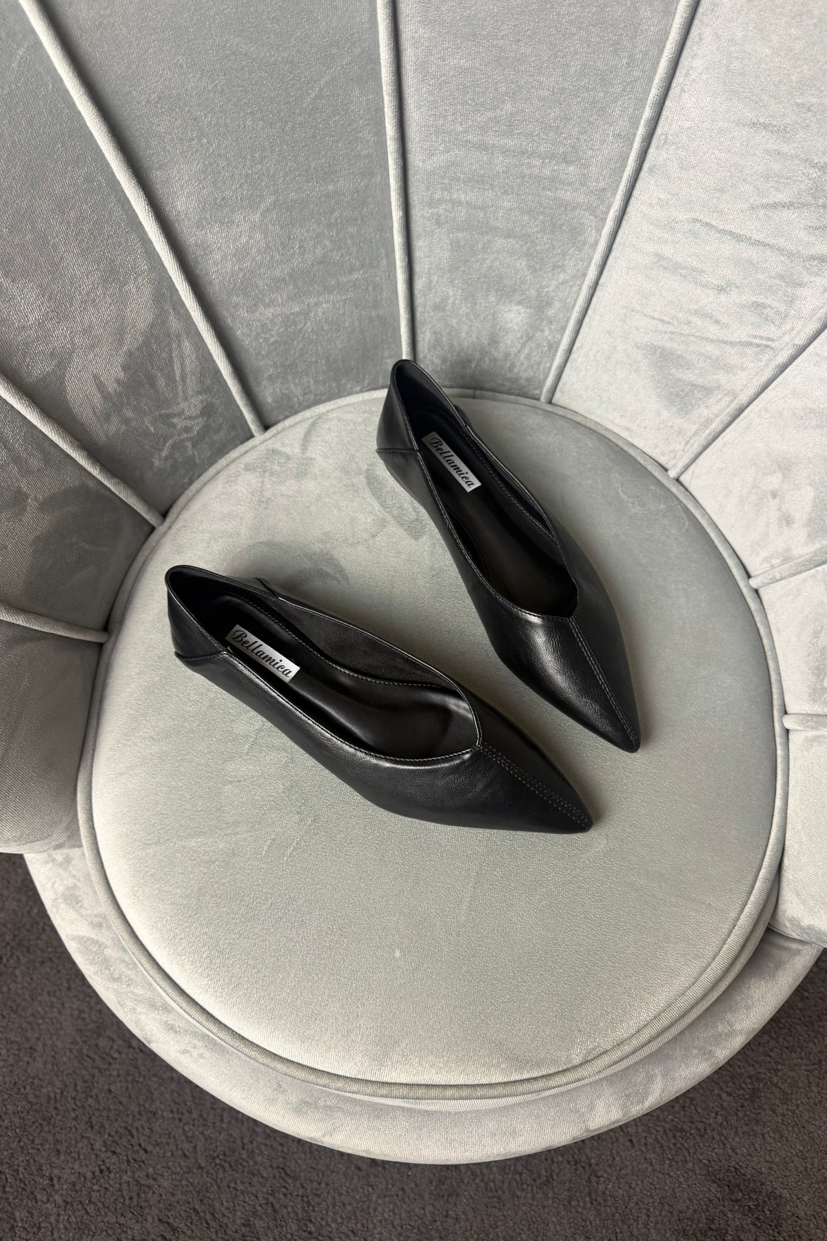 BALLERINE IN ECOPELLE NERE
