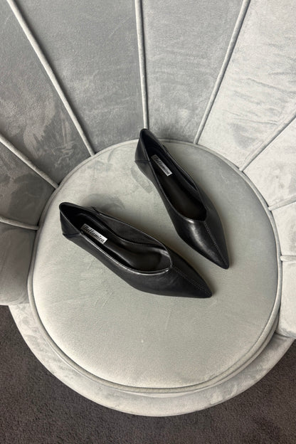 BALLERINE IN ECOPELLE NERE
