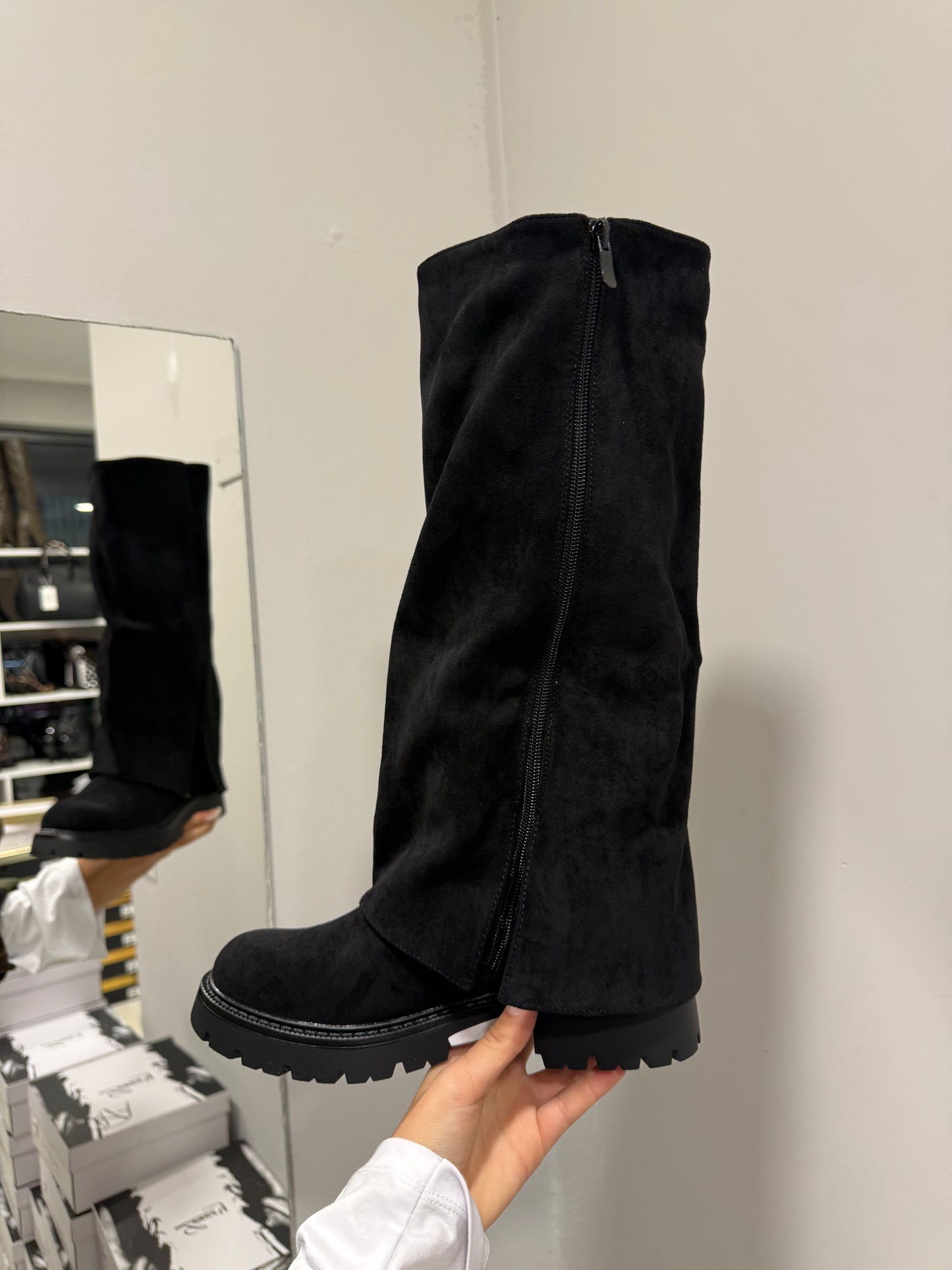 stivali GISOU in camoscio