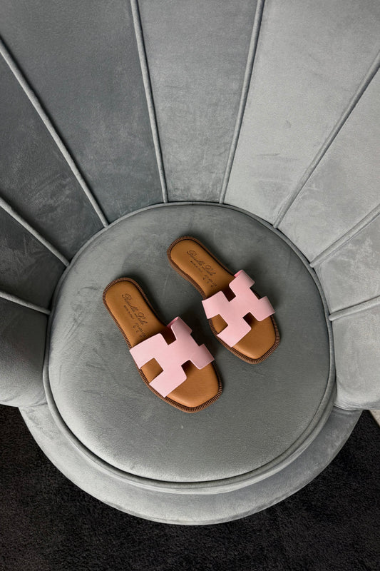 CIABATTE MODELLO HERM*S PINK