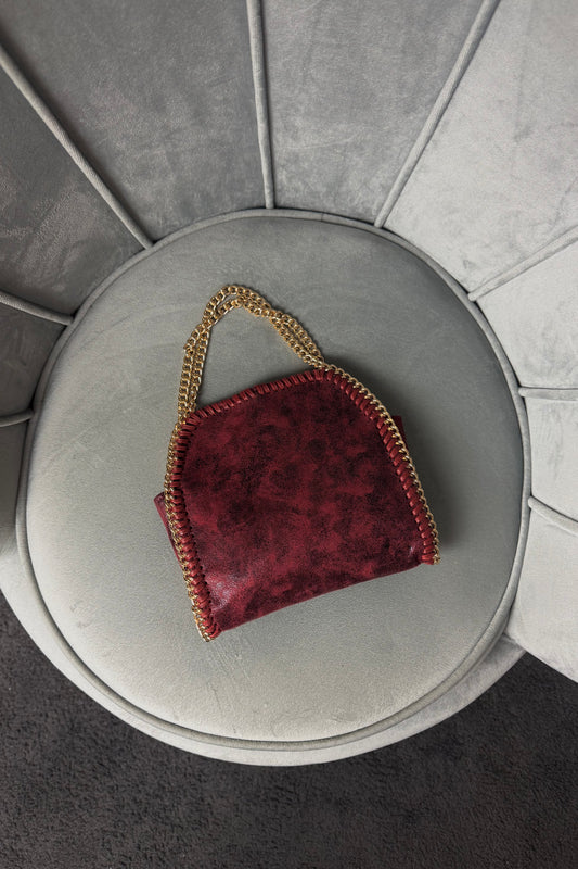 BORSA STELLA BURGUNDY