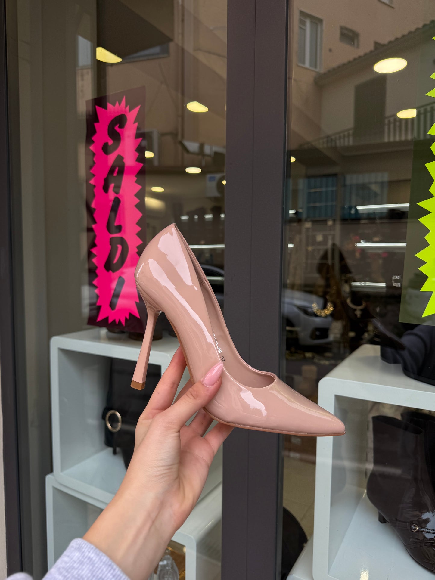 decolleté classici nude 10 cm