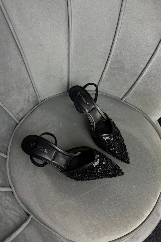 SLINGBACK PAILLETTES