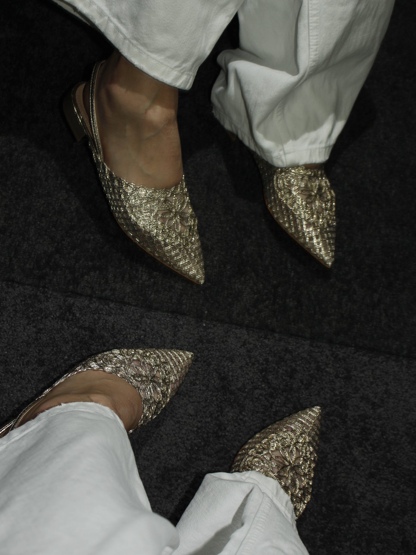 BALLERINE SLINGBACK GOLD