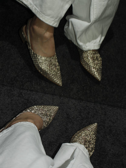 BALLERINE SLINGBACK GOLD