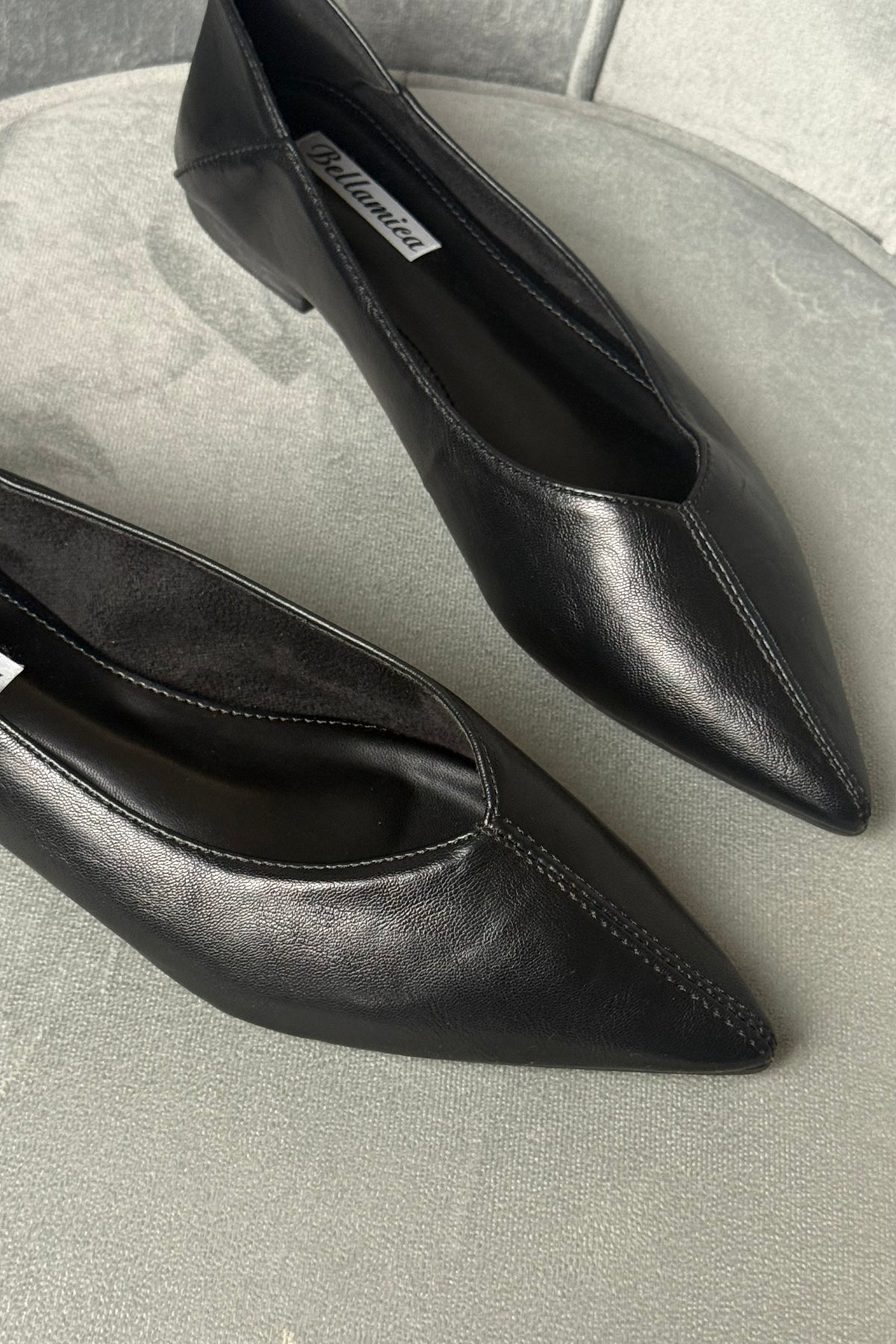BALLERINE IN ECOPELLE NERE