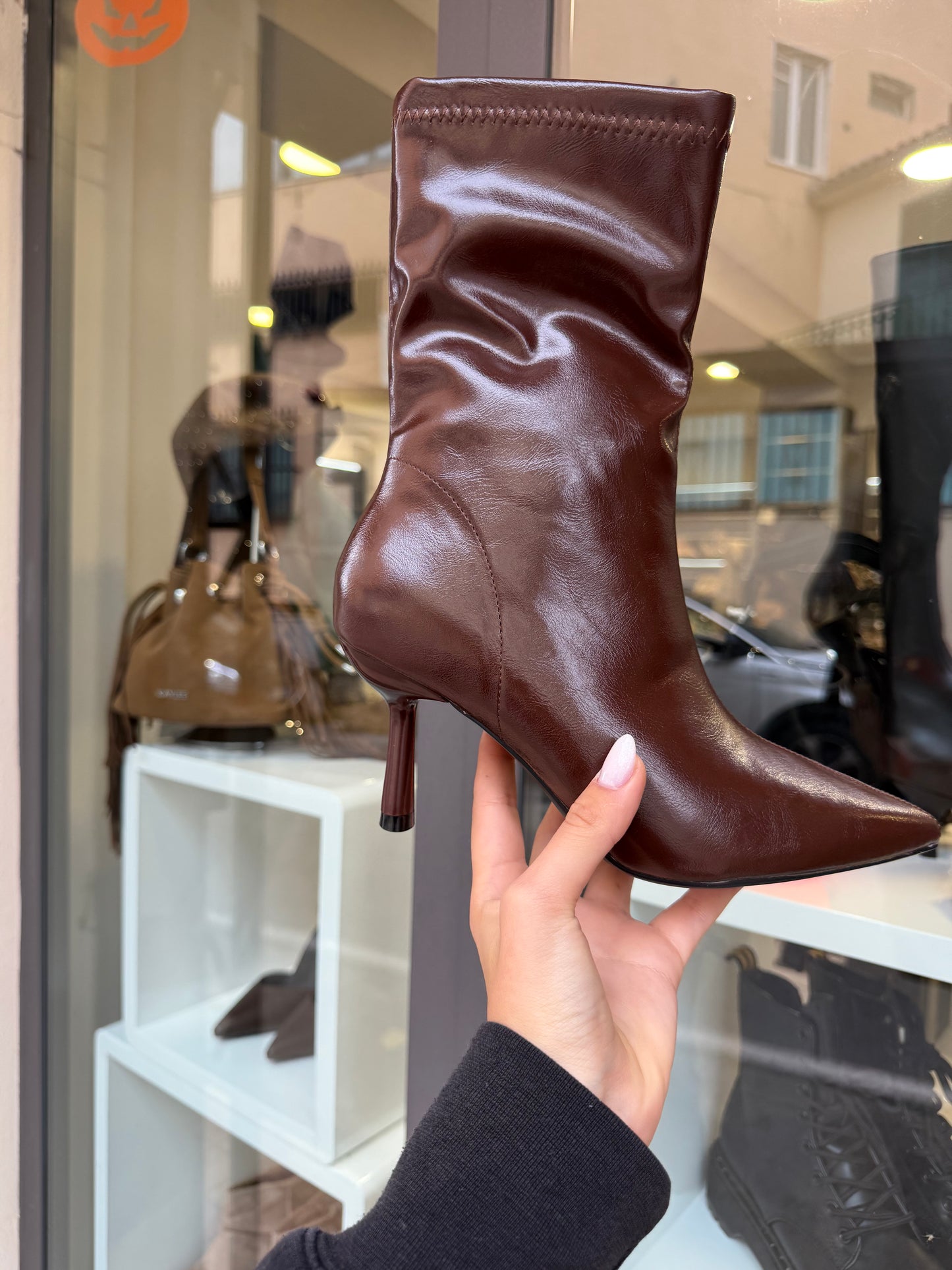 stivaletti SOCKS marroni