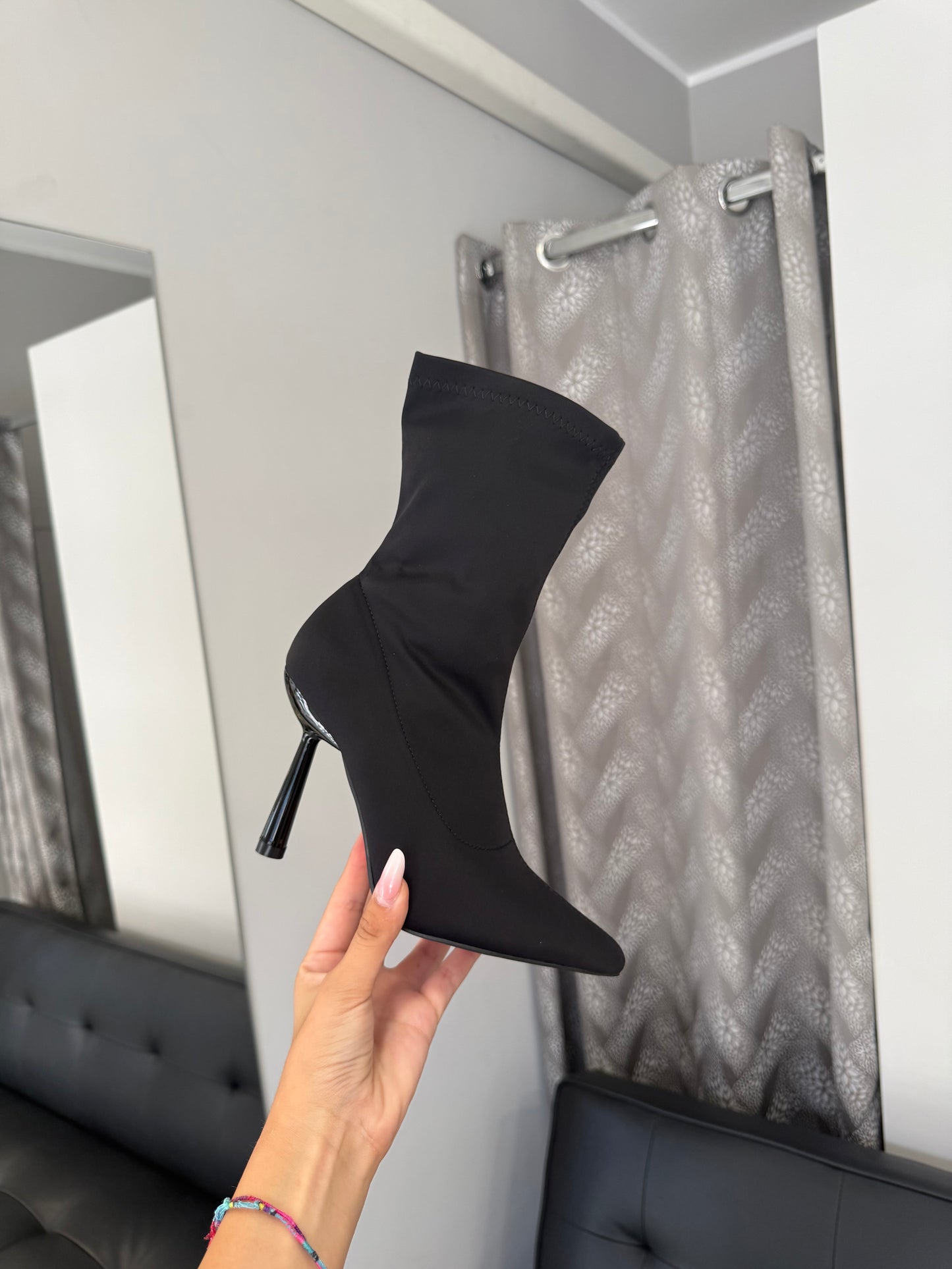 stivaletti SOCKS neri