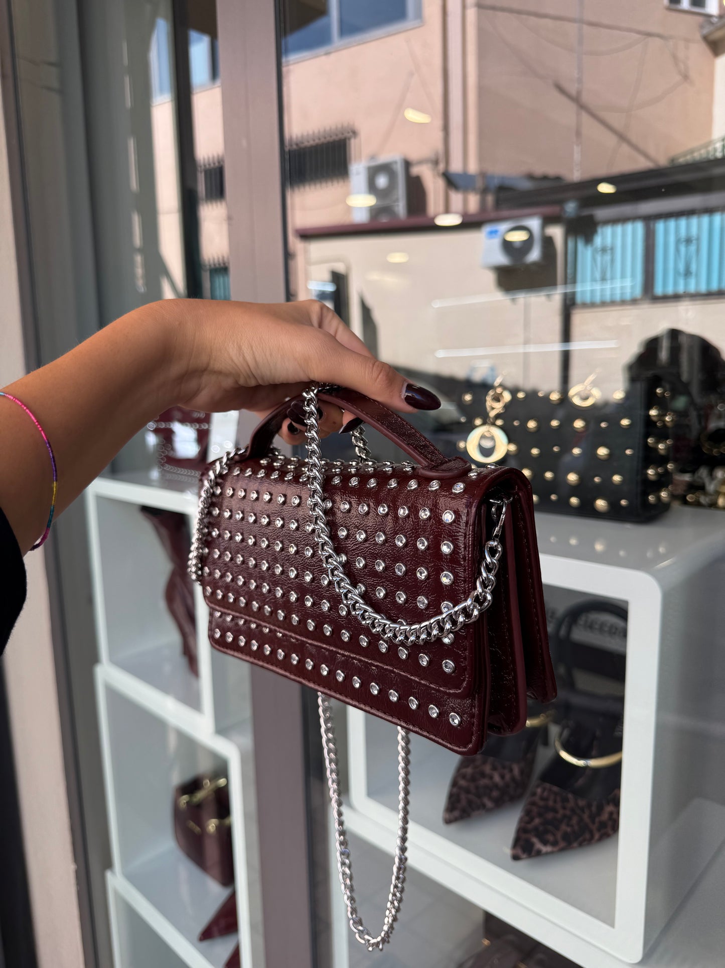 mini bag GIOIELLO bordeaux