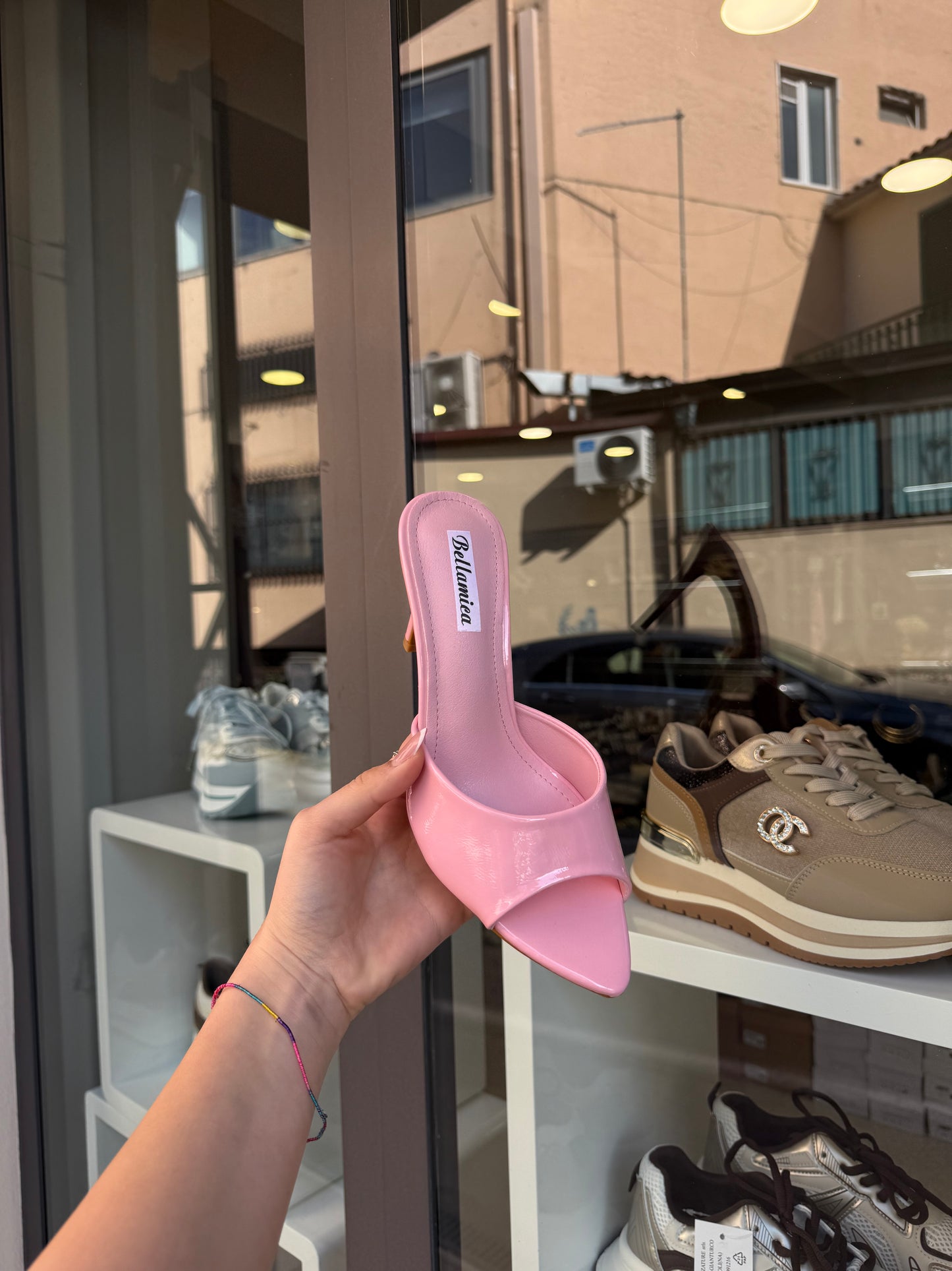 sandali PINK semilucidi