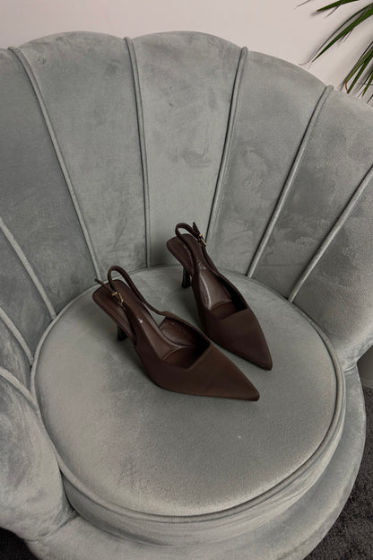 SLINGBACK CHANTAL CHOCO