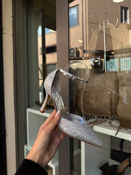 decolleté DIAMOND argento