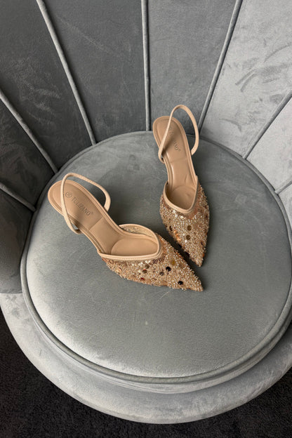 SLINGBACK CHAMPAGNE