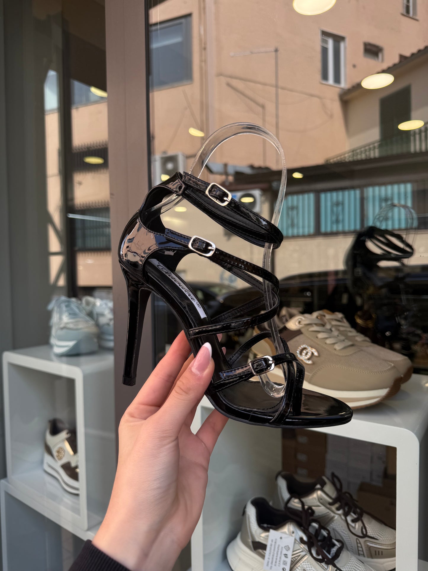 sandali CROSSING neri